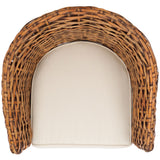 SAFAVIEH Home Omni Rattan Barrel Chair - 29Wx27Dx33H