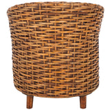 SAFAVIEH Home Omni Rattan Barrel Chair - 29Wx27Dx33H