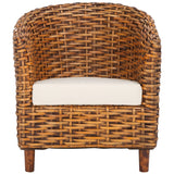 SAFAVIEH Home Omni Rattan Barrel Chair - 29Wx27Dx33H