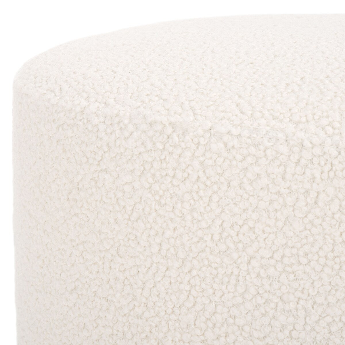 SAFAVIEH Home Riah Boucle Round Ottoman