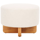 SAFAVIEH Home Riah Boucle Round Ottoman