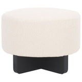 SAFAVIEH Home Riah Boucle Round Ottoman