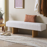 SAFAVIEH Home Ryer Boucle Bench - 60Wx16Dx19H