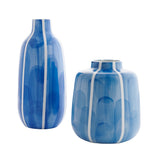 SAFAVIEH Home Saori Ceramic Vase [SET of 2] - 7Wx7Dx12H