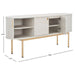 SAFAVIEH Home Shaelynn 4 Door Sideboard/Media Stand - 71Wx18Dx32H