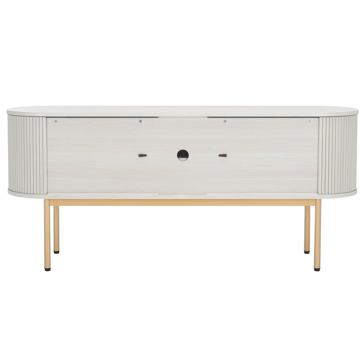 SAFAVIEH Home Shaelynn 4 Door Sideboard/Media Stand - 71Wx18Dx32H