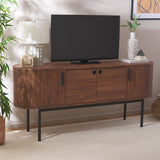 SAFAVIEH Home Shaelynn 4 Door Sideboard/Media Stand - 71Wx18Dx32H