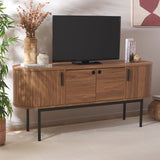 SAFAVIEH Home Shaelynn 4 Door Sideboard/Media Stand - 71Wx18Dx32H