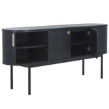 SAFAVIEH Home Shaelynn 4 Door Sideboard/Media Stand - 71Wx18Dx32H