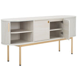 SAFAVIEH Home Shaelynn 4 Door Sideboard/Media Stand - 71Wx18Dx32H