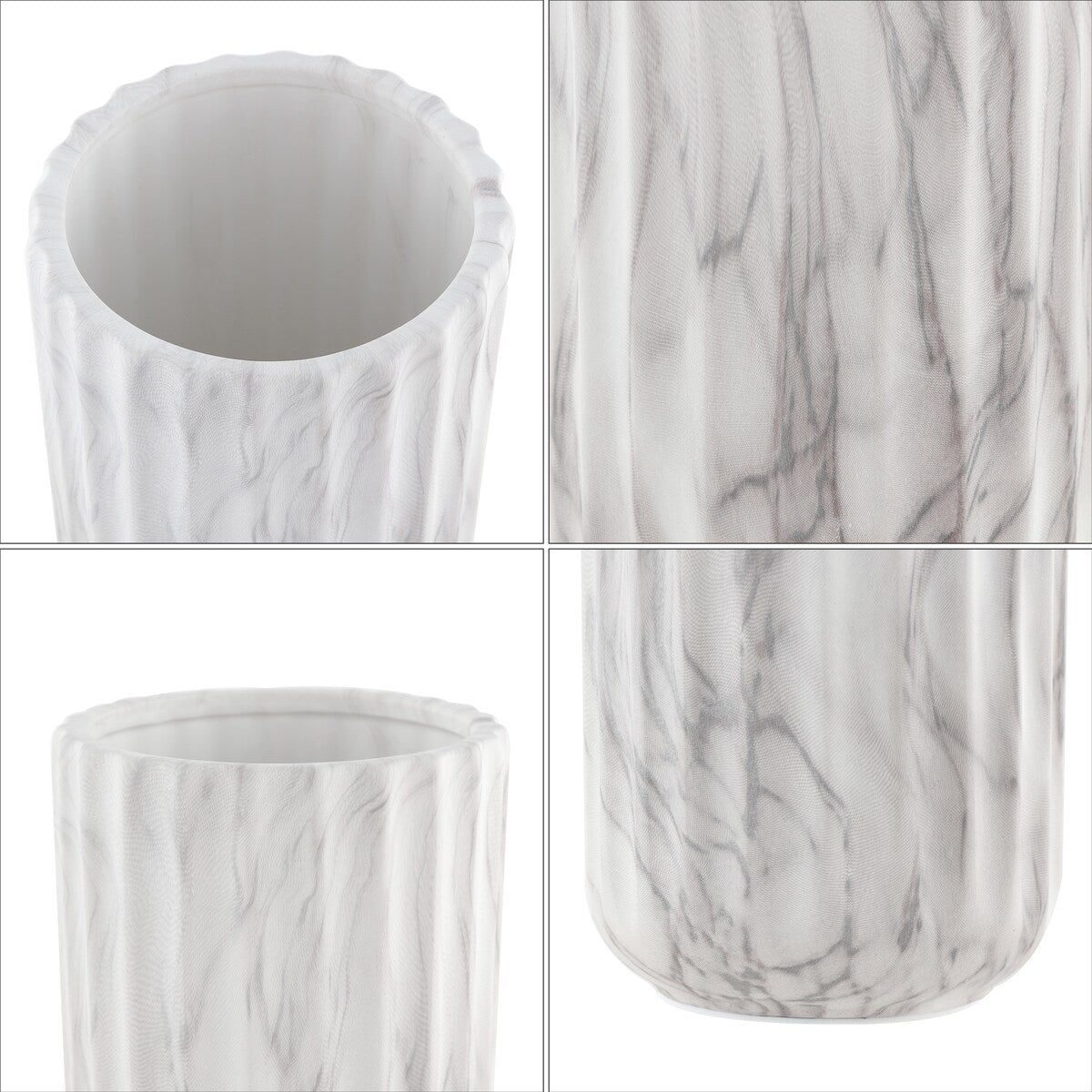 SAFAVIEH Home Silene Ceramic Vase [SET of 2] - 5Wx5Dx9H