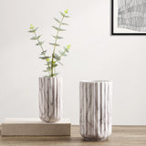 SAFAVIEH Home Silene Ceramic Vase [SET of 2] - 5Wx5Dx9H