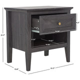 SAFAVIEH Home Sondra 2 Drawer Nightstand.