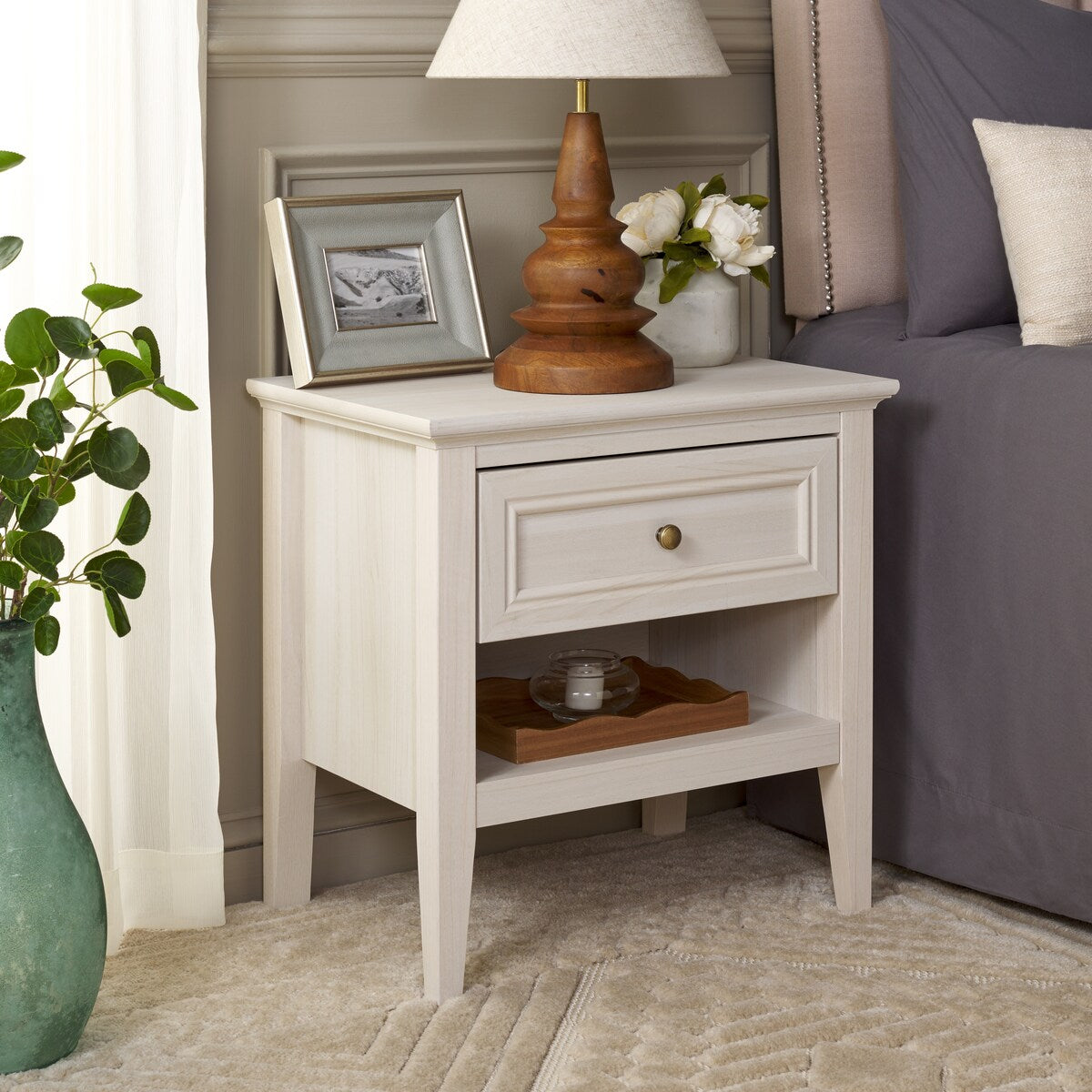 SAFAVIEH Home Sondra 2 Drawer Nightstand.