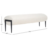 SAFAVIEH Home Stacia Bench - 57Wx19Dx19H