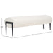 SAFAVIEH Home Stacia Bench - 57Wx19Dx19H