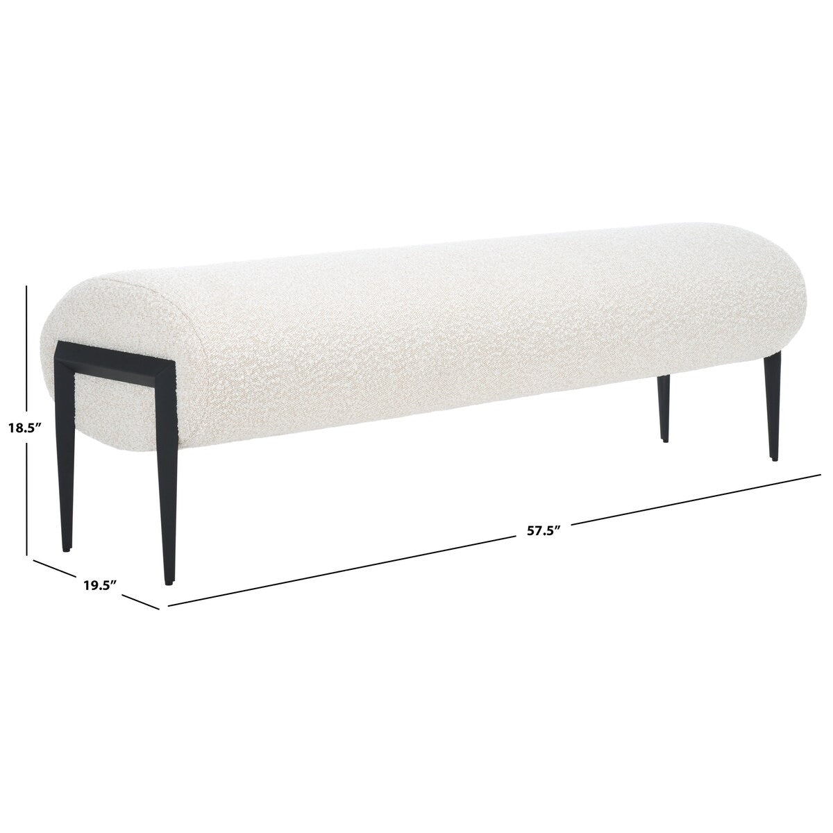 SAFAVIEH Home Stacia Bench - 57Wx19Dx19H