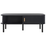 SAFAVIEH Home Tealla 2 Tambour Door Coffee Table - 43Wx22Dx17H