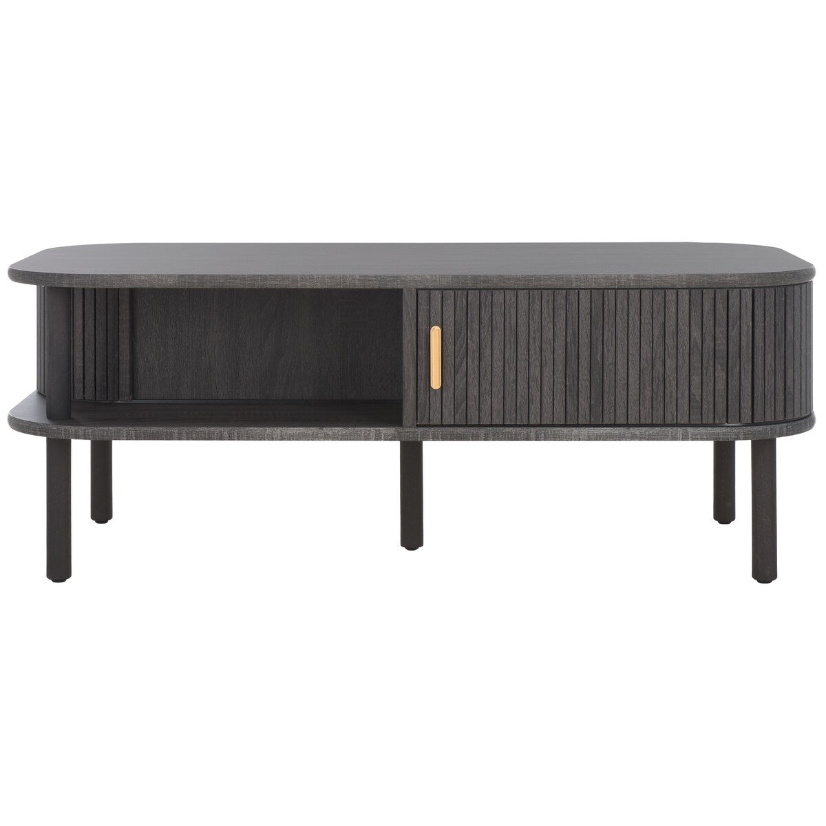 SAFAVIEH Home Tealla 2 Tambour Door Coffee Table - 43Wx22Dx17H