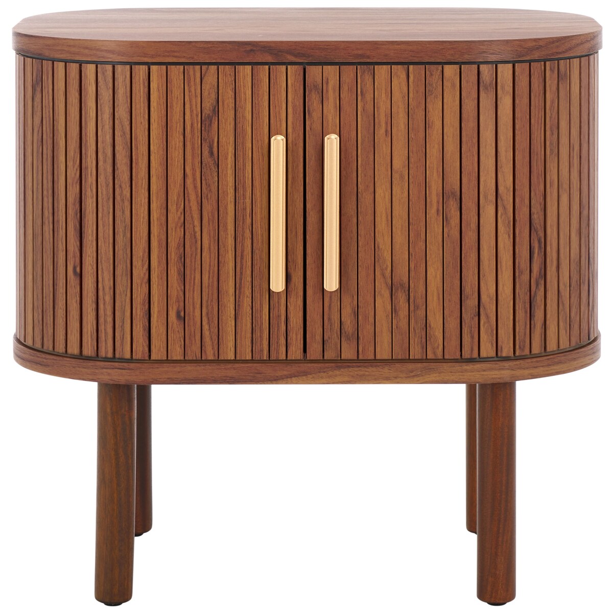 SAFAVIEH Home Tealla 2 Tambour Door Nightstand