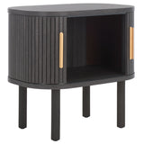 SAFAVIEH Home Tealla 2 Tambour Door Nightstand