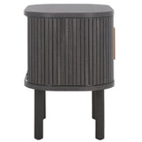 SAFAVIEH Home Tealla 2 Tambour Door Nightstand