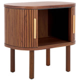 SAFAVIEH Home Tealla 2 Tambour Door Nightstand