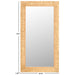 SAFAVIEH Home Zoelle 55-inch Mirror - 30Wx1Dx55H