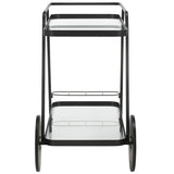 SAFAVIEH Home Zunia 2 Tier Bar Cart - 36Wx19Dx30H