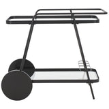 SAFAVIEH Home Zunia 2 Tier Bar Cart - 36Wx19Dx30H