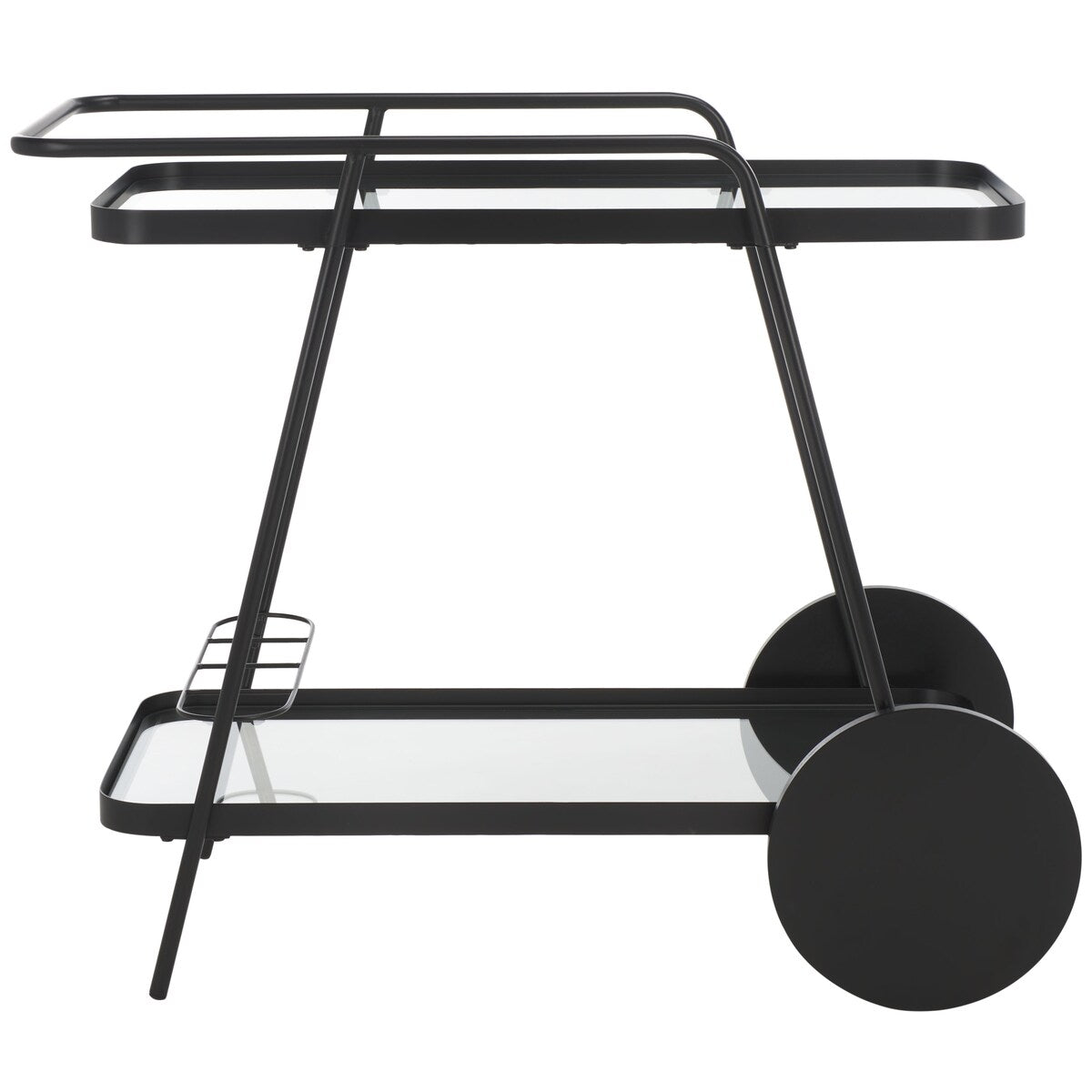 SAFAVIEH Home Zunia 2 Tier Bar Cart - 36Wx19Dx30H