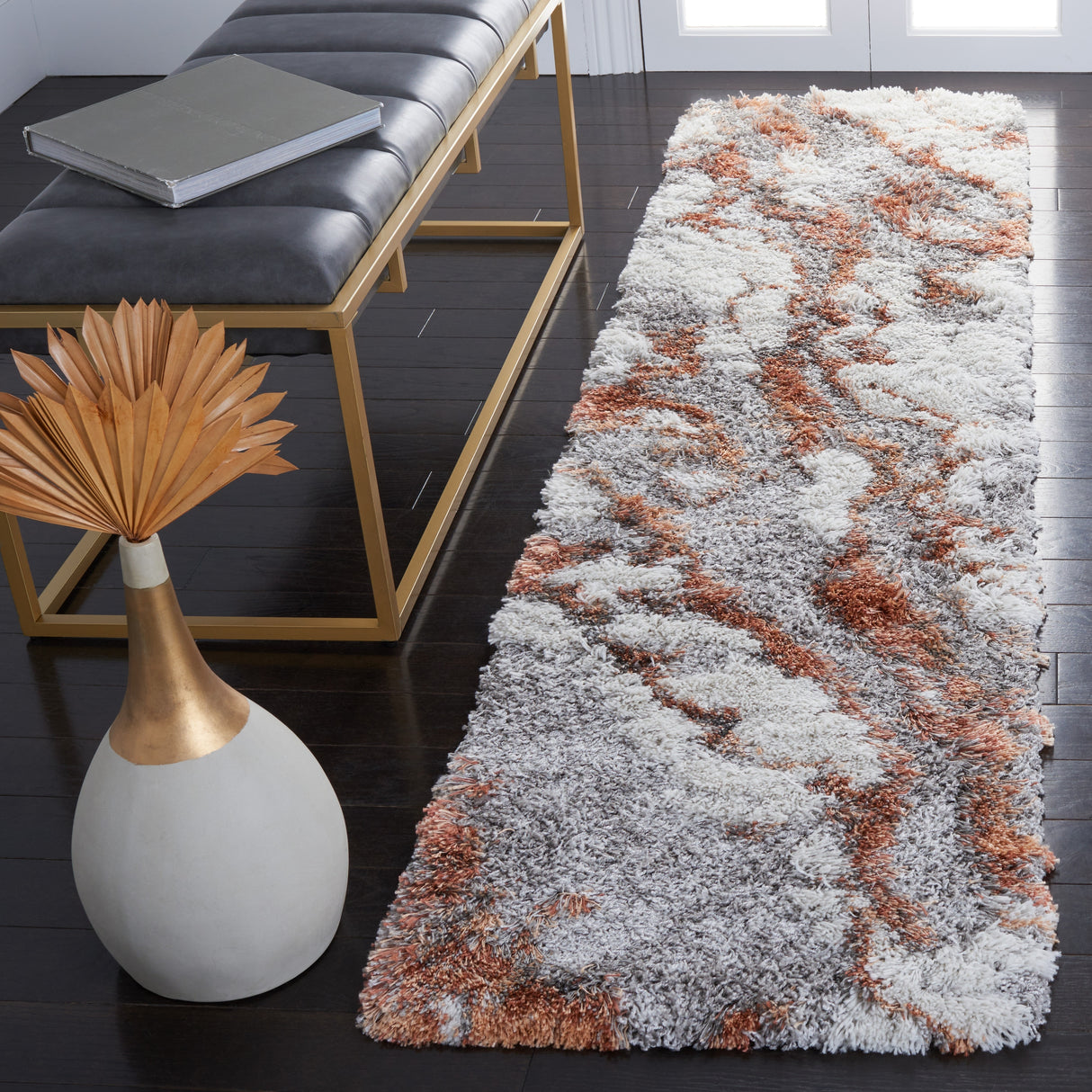 SAFAVIEH Horizon Shag Remona 2.6-inch Thick Rug