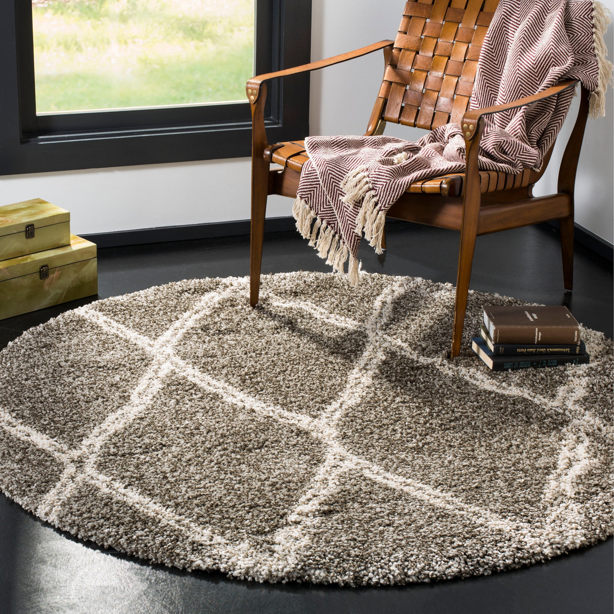 SAFAVIEH Hudson Shag Akbota 2-inch Thick Rug