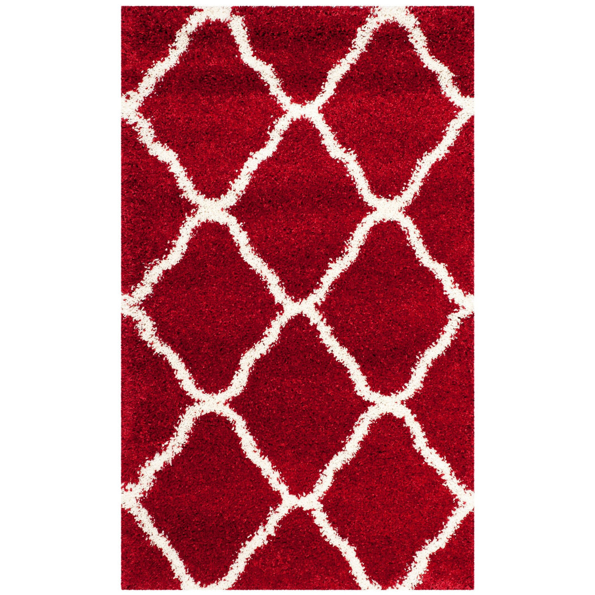 SAFAVIEH Hudson Shag Athena Trellis 2-inch Thick Rug