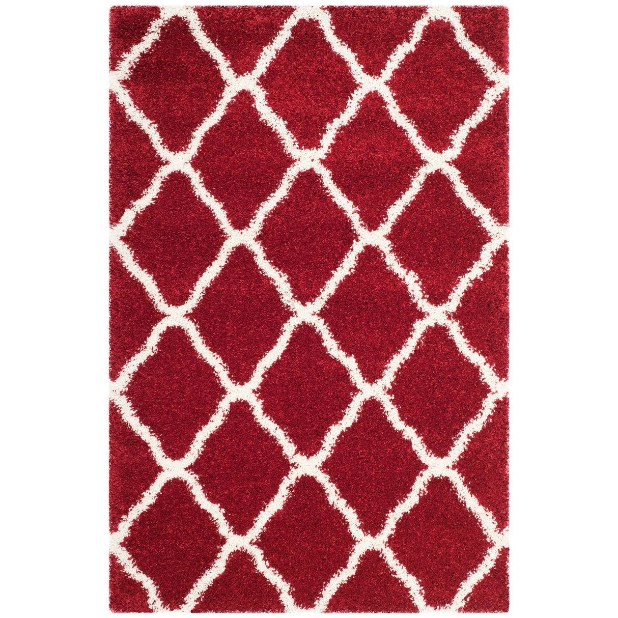 SAFAVIEH Hudson Shag Athena Trellis 2-inch Thick Rug