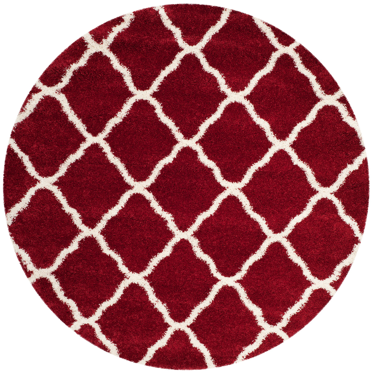 SAFAVIEH Hudson Shag Athena Trellis 2-inch Thick Rug