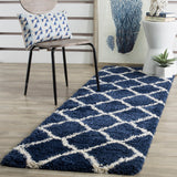 SAFAVIEH Hudson Shag Athena Trellis 2-inch Thick Rug