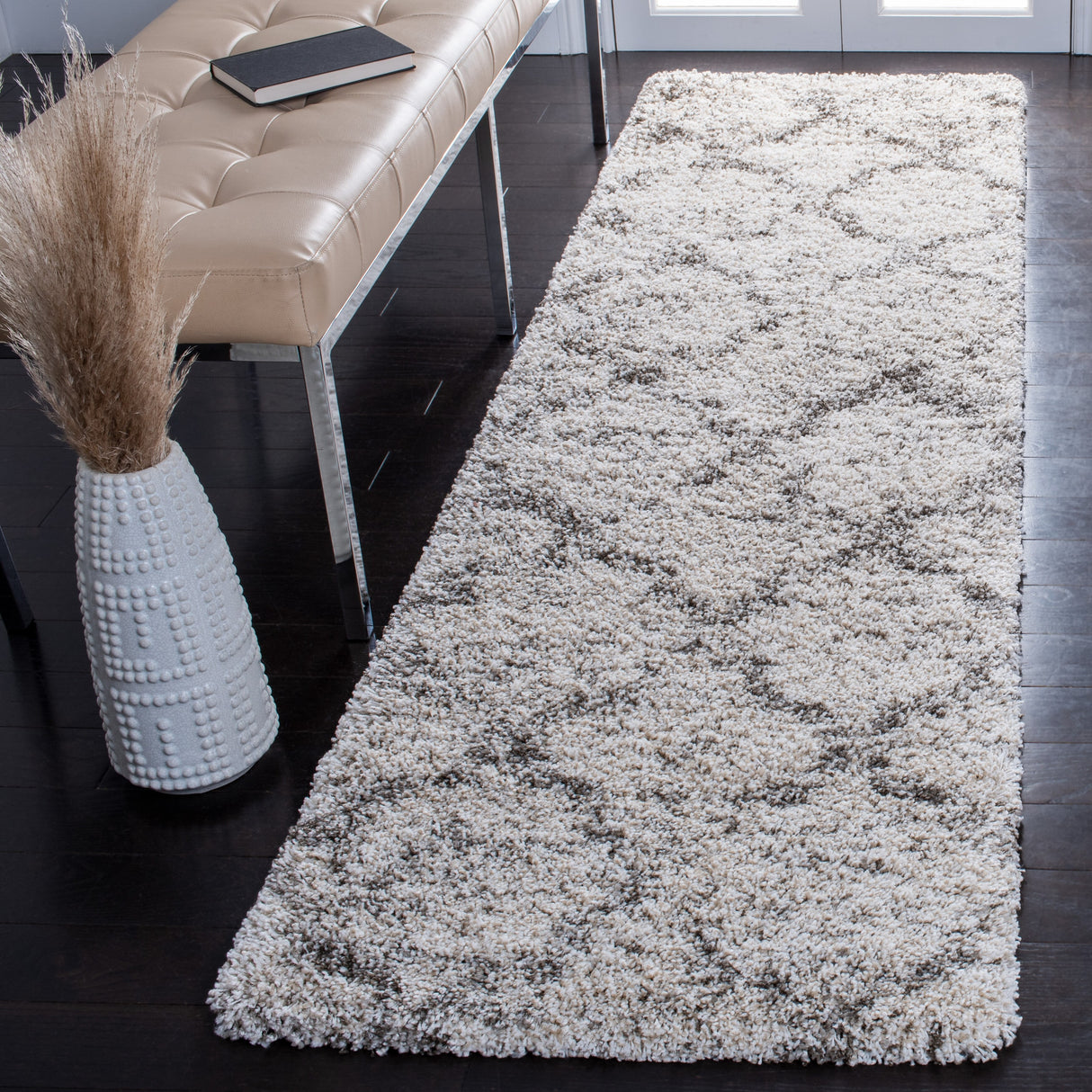 SAFAVIEH Hudson Shag Danita Trellis 2-inch Thick Rug