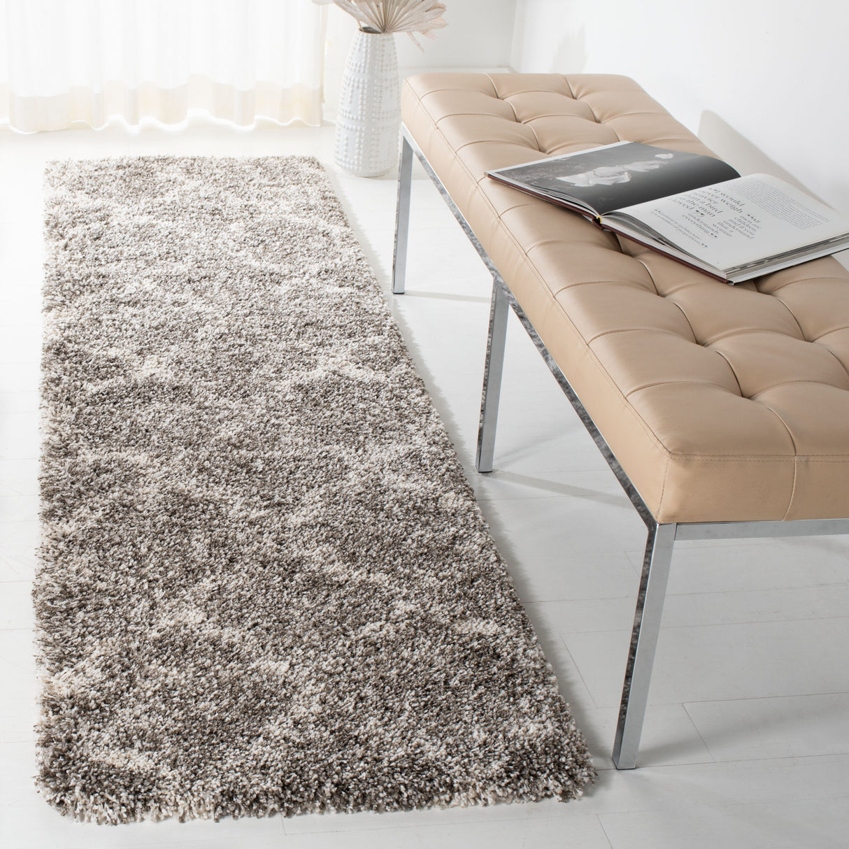 SAFAVIEH Hudson Shag Danita Trellis 2-inch Thick Rug