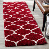 SAFAVIEH Hudson Shag Pushpa Trellis 2-inch Thick Area Rug