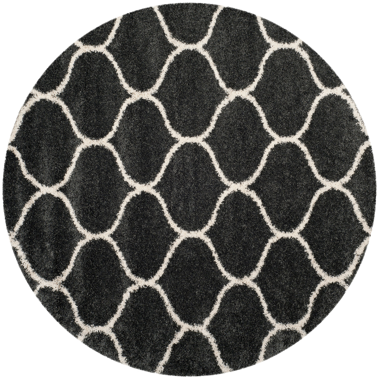 SAFAVIEH Hudson Shag Pushpa Trellis 2-inch Thick Area Rug