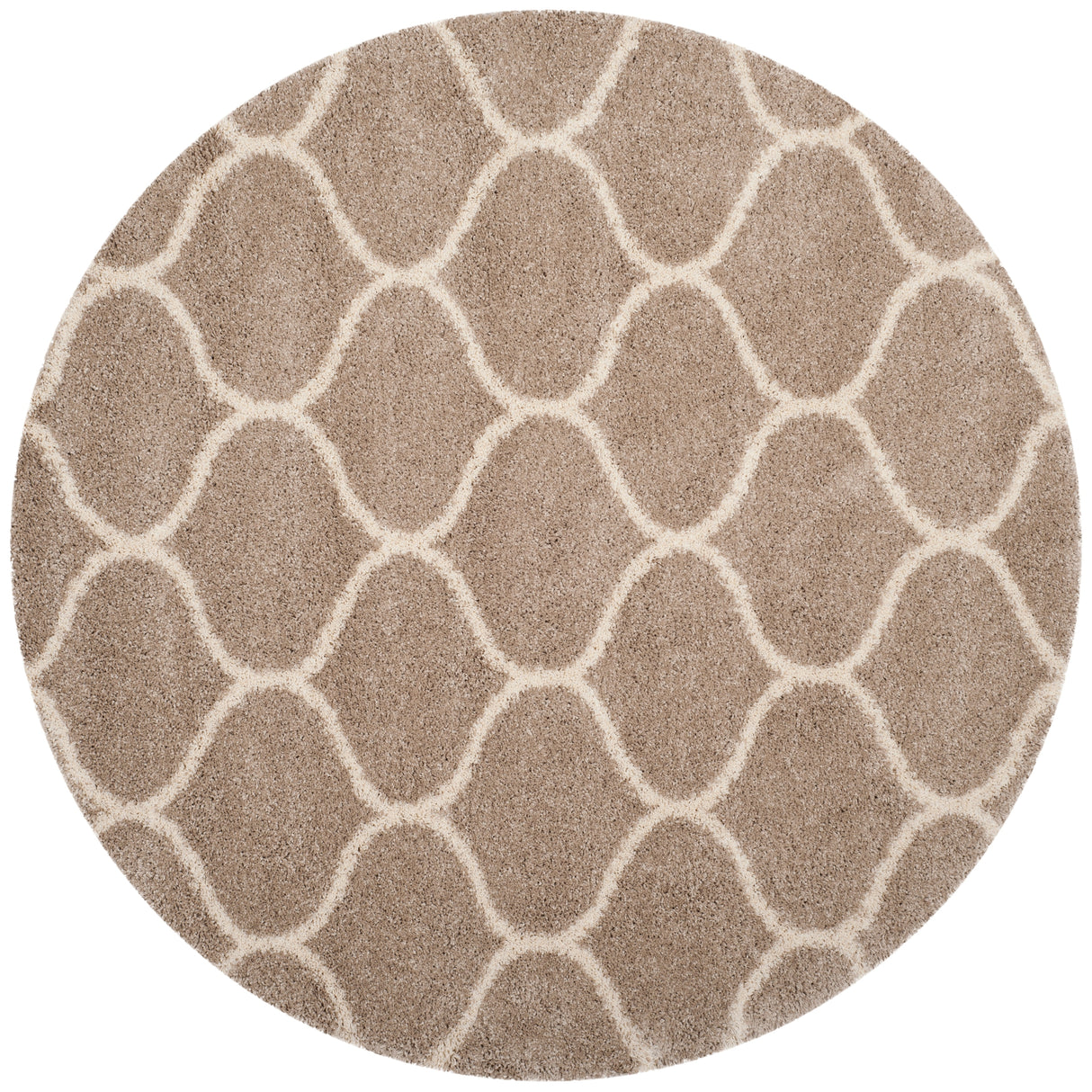 SAFAVIEH Hudson Shag Pushpa Trellis 2-inch Thick Area Rug