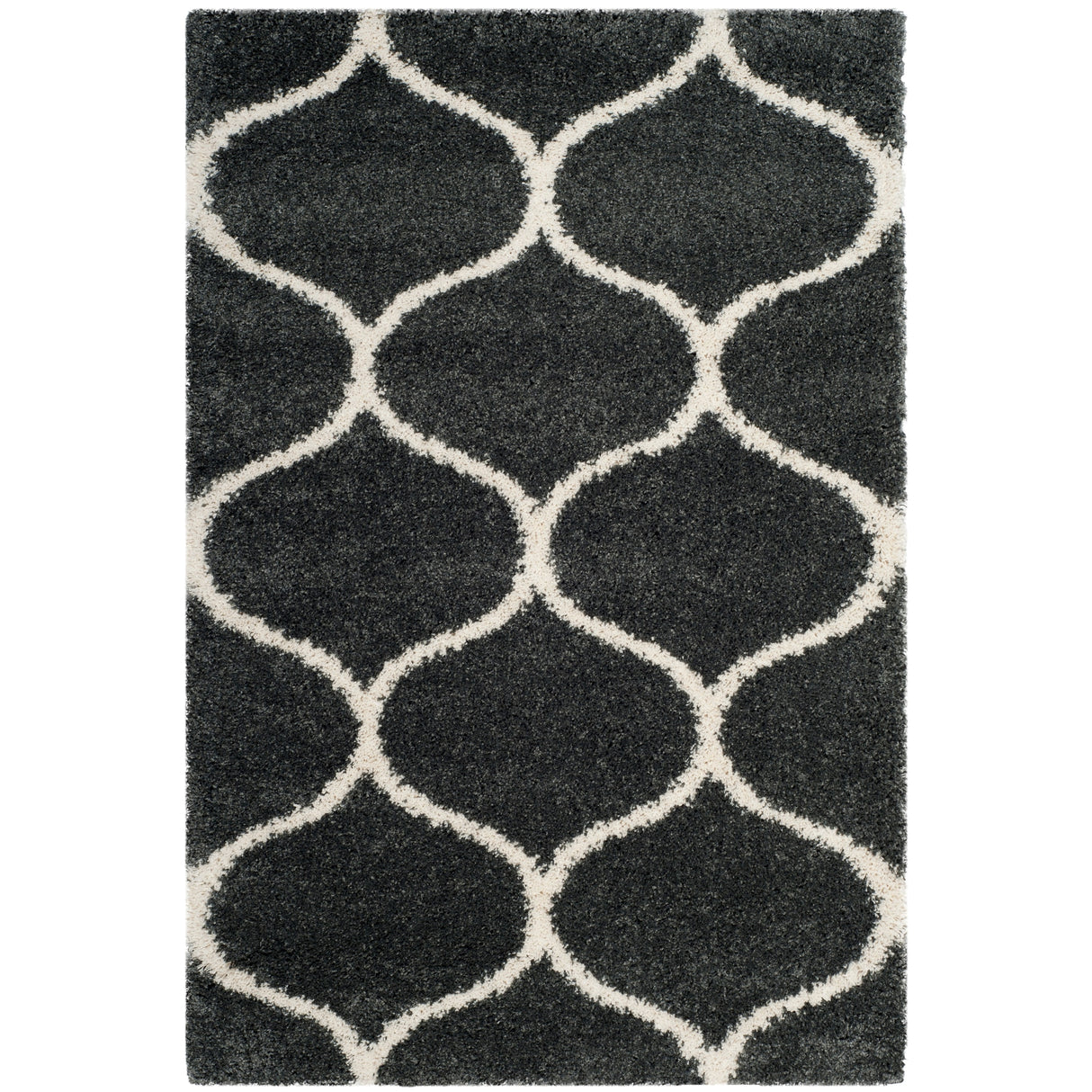 SAFAVIEH Hudson Shag Pushpa Trellis 2-inch Thick Area Rug