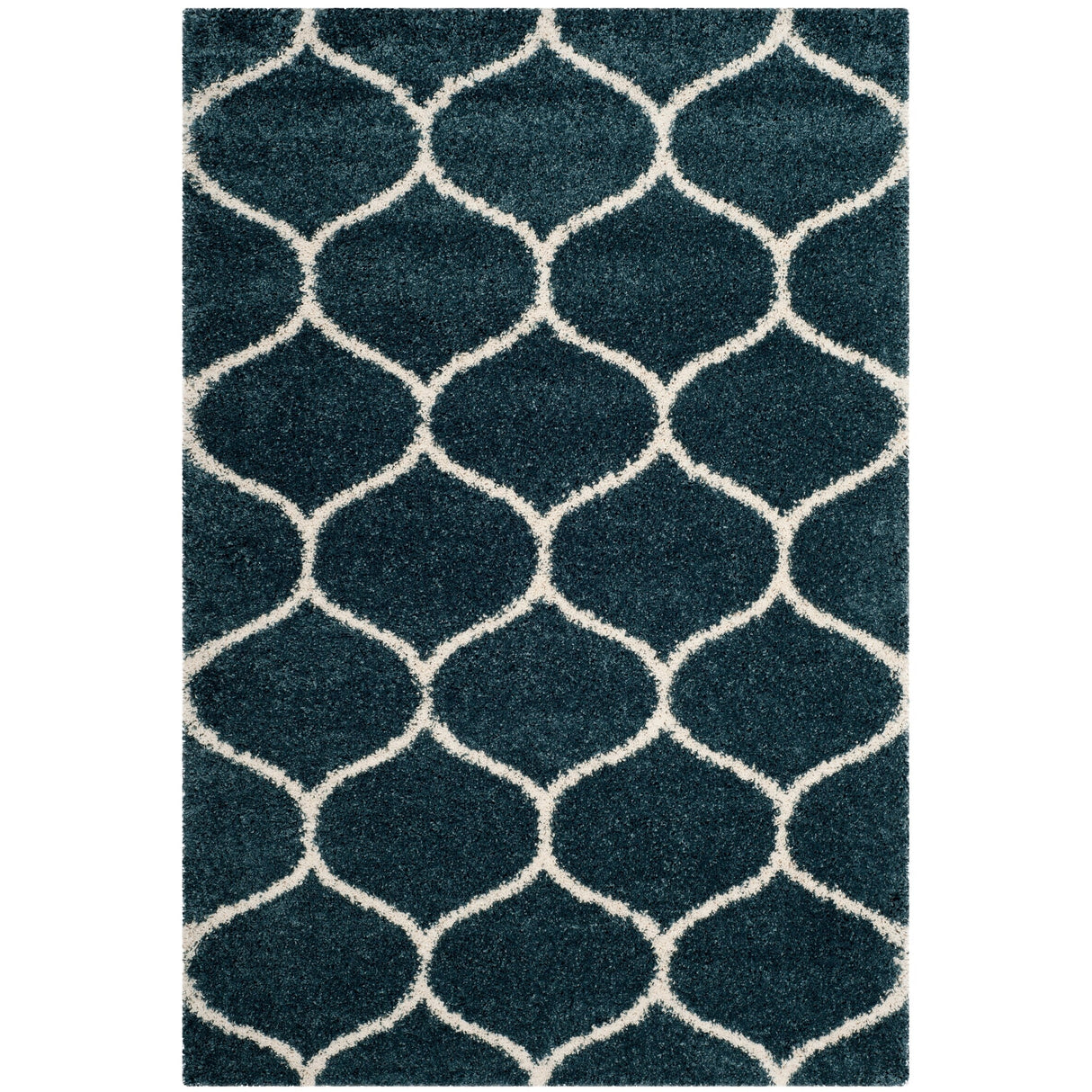 SAFAVIEH Hudson Shag Pushpa Trellis 2-inch Thick Area Rug