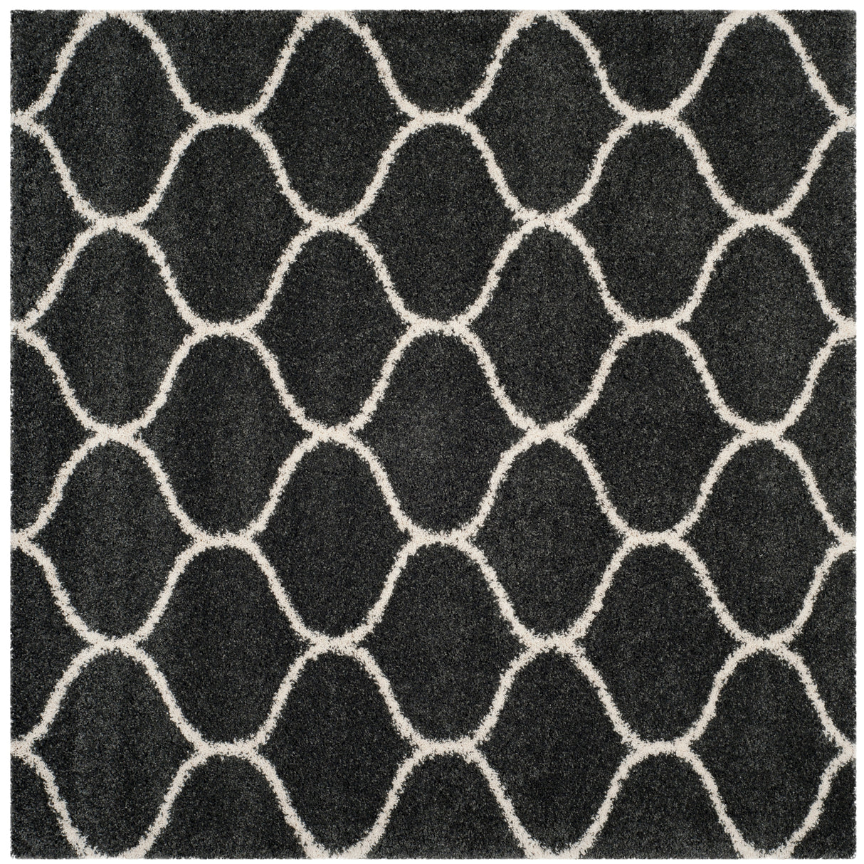 SAFAVIEH Hudson Shag Pushpa Trellis 2-inch Thick Area Rug