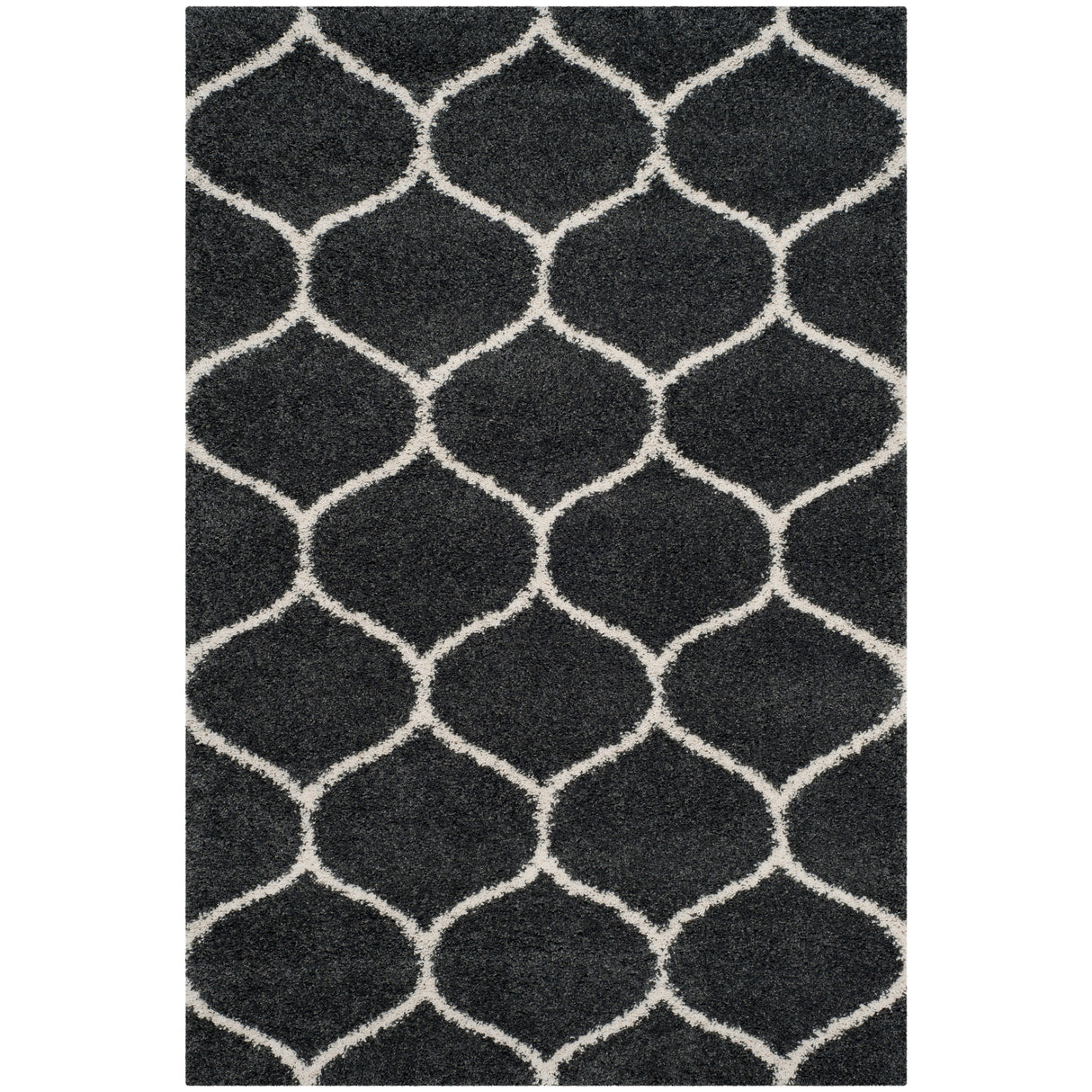 SAFAVIEH Hudson Shag Pushpa Trellis 2-inch Thick Area Rug