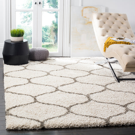 SAFAVIEH Hudson Shag Pushpa Trellis 2-inch Thick Area Rug