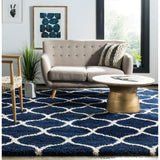 SAFAVIEH Hudson Shag Pushpa Trellis 2-inch Thick Area Rug