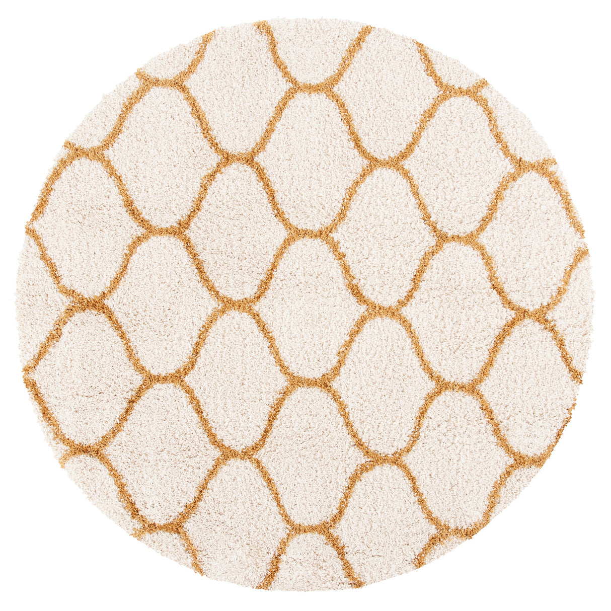 SAFAVIEH Hudson Shag Pushpa Trellis 2-inch Thick Area Rug