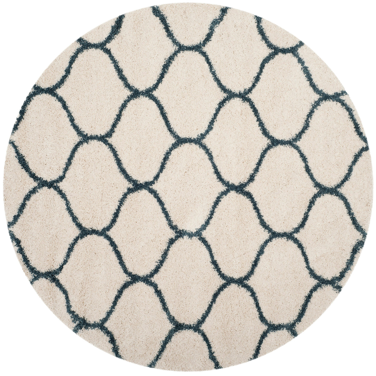 SAFAVIEH Hudson Shag Pushpa Trellis 2-inch Thick Area Rug